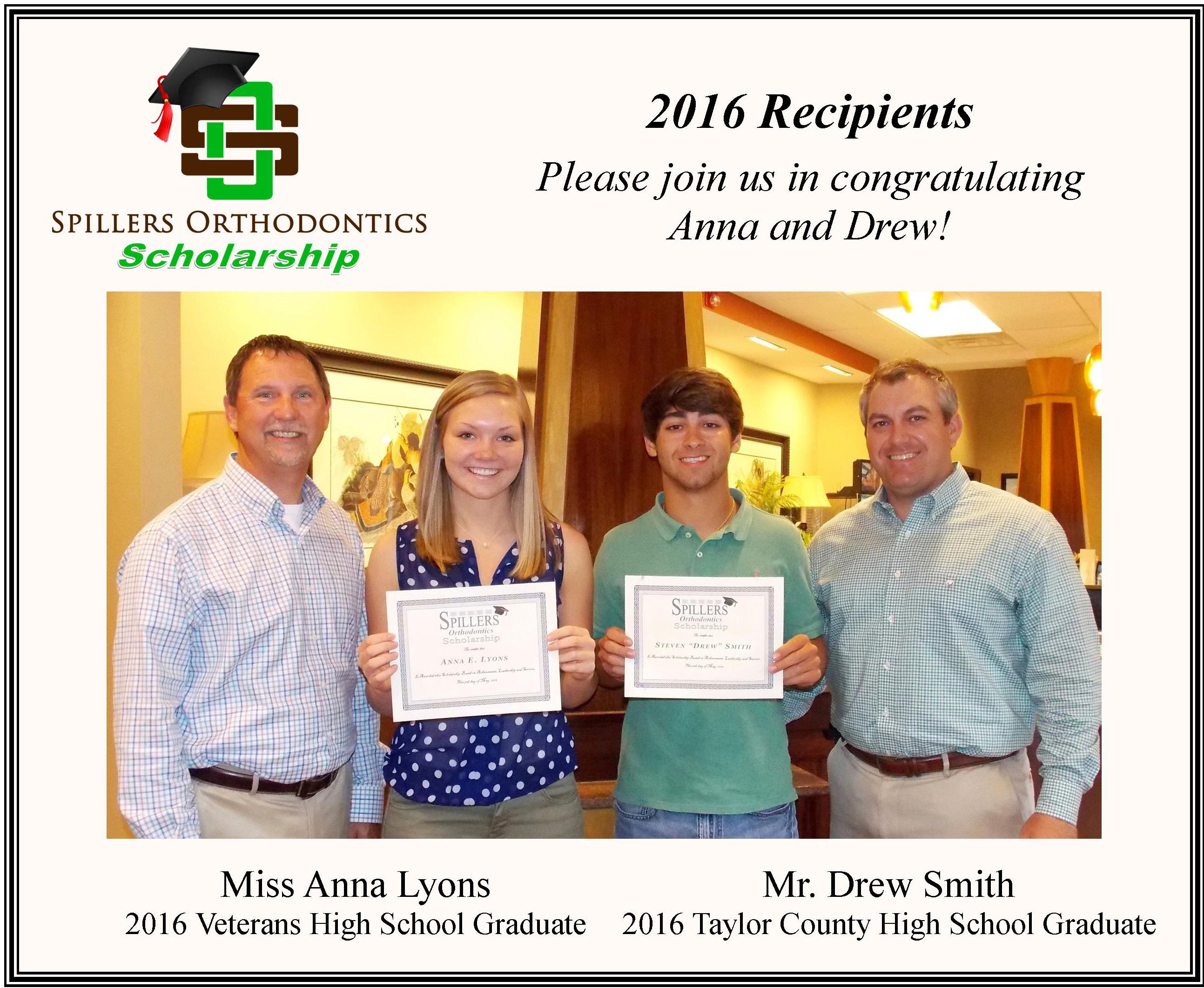 Spillers Orthodontics Scholarship Warner Robins Or Macon Ga